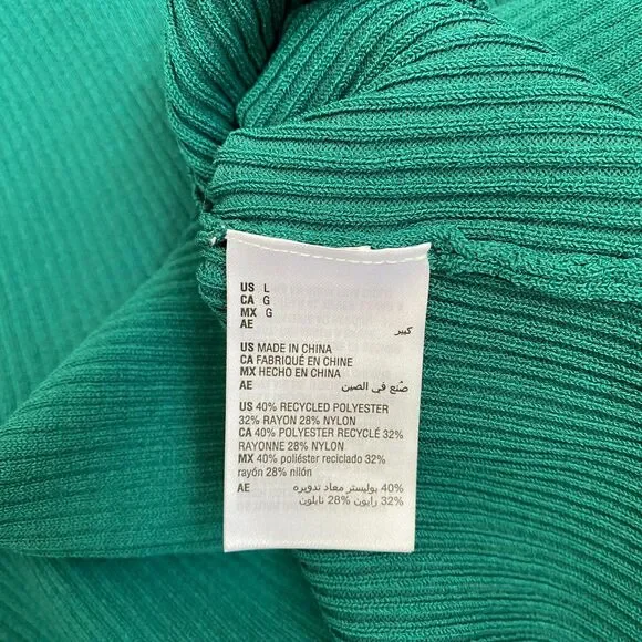 NWT INC International Concepts Green Tourmalin Casual Sweater Size Large - Picture 4 of 4